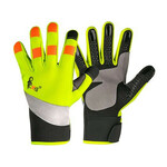 CXS BENSON rukavice, kombinirane, žuto-crne, pribor za upozorenje, vel. 10