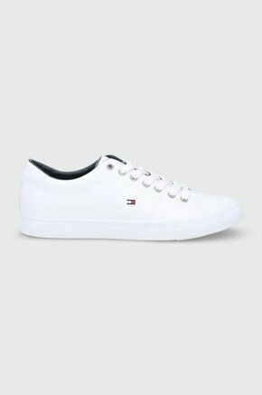 Kožne cipele Tommy Hilfiger boja: bijela - bijela. Cipele iz kolekcije Tommy Hilfiger. Model izrađen od kombinirane prirodne kože i sintetičkog materijala.