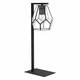 EGLO 43646 | Mardyke Eglo stolna svjetiljka 50,5cm sa prekidačem na kablu 1x E27 crno, prozirno