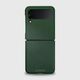 Kožna maskica za Samsung Galaxy Z Flip 3 Emerald green