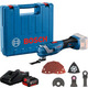 Bosch Professional aku višenamjenski rezač GOP 185-LI + 1x4.0 Ah baterija + GAL 18V-20 punjač + pribor + kovčeg