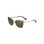 Ralph Lauren Sunčane naočale 'RA4133' konjak / zlatna / zelena