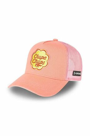 Kapa sa šiltom Capslab CHUPA CHUPS boja: ružičasta