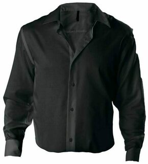 MENS FITTED LONG-SLEEVED NON-IRON SHIRT - Zinc