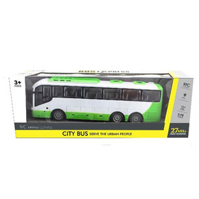 City Autobus na daljinsko upravljanje zeleno-bijele boje