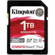 Kingston 1TB SDXC Canvas React Plus , UHS-II&nbsp; 280R/150W U3 V60 for Full HD/4K SDR2V6/1TB