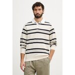 Guess majica dugih rukava za muškarce bež M6GQ05.K3010