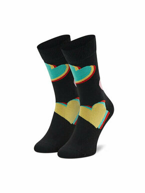 Visoke unisex čarape Happy Socks MYV01-9350 Crna