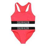Calvin Klein Swimwear Bikini siva melange / crvena / crna