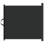 Uvlačiva vrata za kućne ljubimce crna 117 5x125 cm