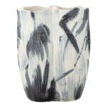 Crno-bijela vaza od kamenine (visina 37 cm) Elira – Bloomingville