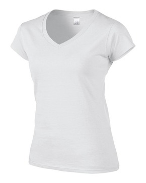 Ženska majica T-shirt V izraz GIL64V00 - White