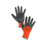 Obložene rukavice MISTI, narančasto-sive, veličina XL/10
