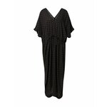 Lindex Ljetna haljina 'Tea' crna / svijetlosmeđa