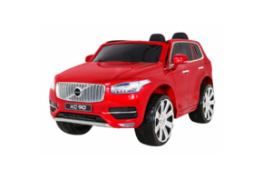 Licencirani auto na akumulator Volvo XC90 - crveni/lakirani