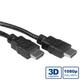 Kabel HDMI Roline HDMI (M) - HDMI (M) crni 3m High Speed with Ethernet S3673