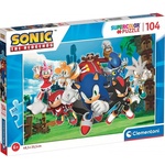 Sonic Super Jež puzzle od 104kom - Clementoni