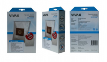 Vrećice za usisavač VIVAX DB-2330MF Izrađene od sintetičkog materijala koji se prilagođava veličini spremnika usisavača