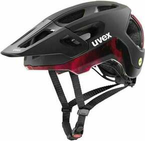UVEX React Mips Black/Ruby Red Matt 52-56 Kaciga za bicikl
