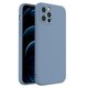Wozinsky Color Case silikonska fleksibilna izdržljiva futrola iPhone 12 Pro plava