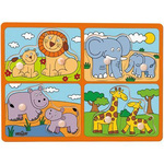 Divlje životinje drvene puzzle - Woodyland
