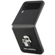 Karl Lagerfeld KLHCZF4SAKCNPK Samsung Galaxy Z Flip4 hardcase Saffiano KarlChoupette Pin black