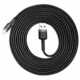 BASEUS BASEUS USB Lightning Punjač / podatkovni kabel Crno 3m CALKLF-RG1