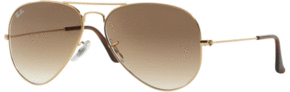 Sunčane naočale Ray-Ban Aviator Large Metal 0RB3025 001/51 Gold/Brown Classic