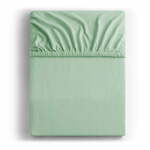 Svijetlo zelena plahta s gumom od jeseya 90x200 cm Amber – DecoKing