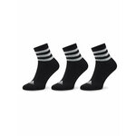 Set od 3 para unisex visokih čarapa adidas 3S C Spw Mid 3P IC1317 Black/White