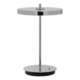 LED stolna lampa s mogućnosti zatamnjivanja u srebrnoj boji s metalnim sjenilom (visina 31 cm) Asteria Move – UMAGE
