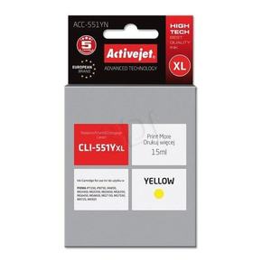 ActiveJet CLI-551Y tinta žuta (yellow)