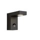 LUCIDE 28850/24/30 | TexasIr Lucide zidna svjetiljka sa senzorom, svjetlosni senzor - sumračni prekidač 1x LED 230lm 3000K IP54 crno