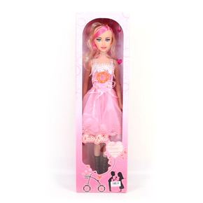 Lutka u ružičastoj haljini sa zvukom 56cm