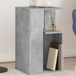vidaXL Bočni stolić boja betona 35x35x60 cm od konstruiranog drva