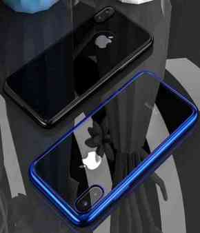 iPhone X plava shine maska