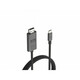Kabel USB-C v HDMI 2.1, &nbsp;M/M, 8K 60Hz, 4K 120Hz, HDR, 2m, pleten, LINQ LQ48026