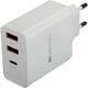 CNE-CHA08W - CANYON H-08 Universal 3xUSB AC charger in wall with over-voltage protection1 USB-C with PD Quick Charger, Input 100V-240V, OutputUSB-A/5V-2.4AUSB-C/PD30W, with Smart IC, White Glossy Color orang - - divh2Powerful Technology Multi-USB...