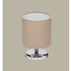 JUPITER 1272 BT L | BostonJ Jupiter stolna svjetiljka 25cm sa prekidačem na kablu 1x E27 krom, venga, kapuchino