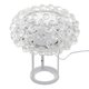 ITALUX MTE2021/1 | Lorna Italux stolna svjetiljka 37cm sa prekidačem na kablu 1x R7s 3000K bijelo, prozirno
