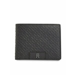 Veliki muški novčanik Tommy Hilfiger Th Monogram Mini Cc Wallet AM0AM12175 Black BDS