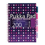 Spiralna bilježnica Pukka Project Book Dots, A4 crte