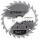 List za kružnu pilu TCT disk 190x24x30/20mm 24T, za drvo, Strend pro