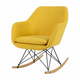 Žuta stolica za ljuljanje Tenzo Emma