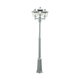 NORLYS 483W | London-NO Norlys podna svjetiljka 185cm s podešavanjem visine 3x E27 IP54 bijelo, prozirno