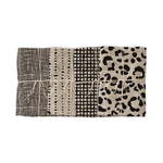 Set od 4 platnene salvete s lanom Linen Couture Leopard, 43 x 43 cm