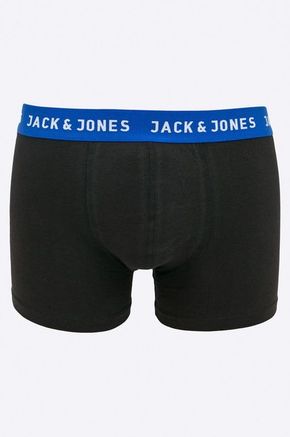 Jack &amp; Jones - Bokserice (2-pack) - crna. Bokserice iz kolekcije Jack &amp; Jones. Model izrađen od glatke