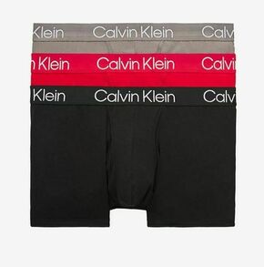 Bokserice Calvin Klein Boxer Brief 3P - december sky/rouge/black