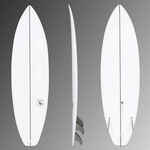 Shortboard za surfanje 900 6'3" 35 ls 3 peraje fcs2