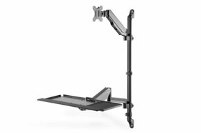 Sit-Stand Workstation wall single mount